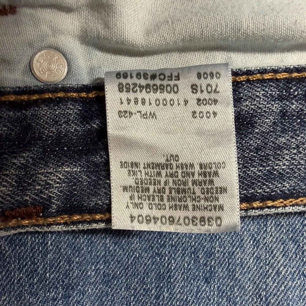 Levi's 569 Loose Straight Jeans Men 34x32.5* Blue Medium Wash Denim Western